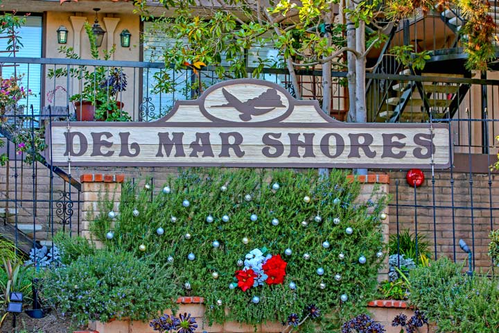 Del Mar Shores Community Sign